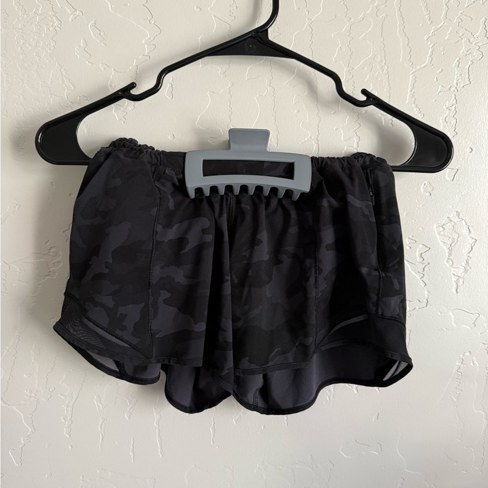 Lululemon Black Camo Shorts
